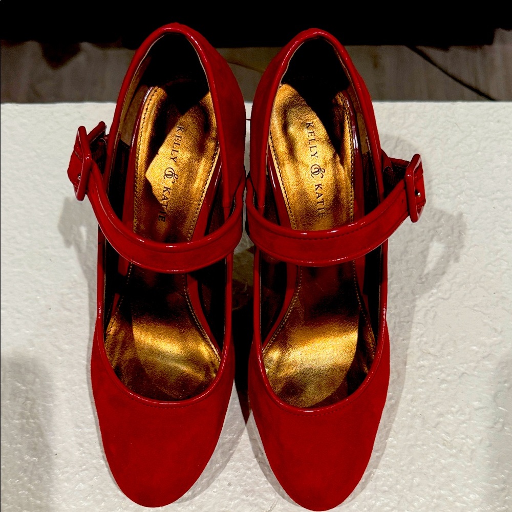Kelly & Katie Bold Red Heels